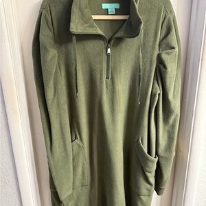 Lug Forest Green Quarter-Zip Pullover